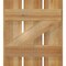 Ekena Millwork Spaced Board-n-Batten Shutters w/Z-Bar, Rough Sawn Western Red Cedar, 17 1/8W x 19H, PR RBS06Z17X019RWR - alternate 3